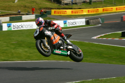 Josh Brookes en el circuito de Cadwell Park