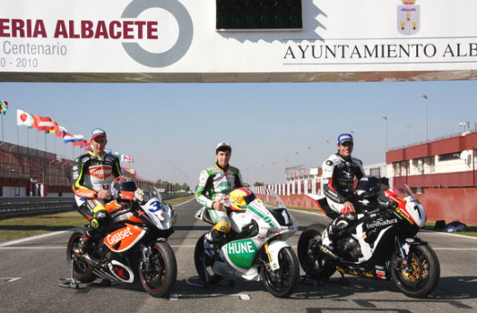 Carmelo Morales, Santi Barragán y Maverick Viñales, Campeones de Europa