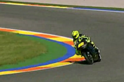 Valentino Rossi rodó con la Ducati