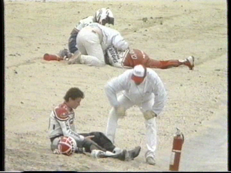 Accidente Magee Shobert Laguna Seca 1989