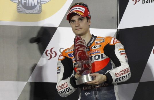 Las pruebas a Dani Pedrosa descartan complicaciones en la clavícula izquierda