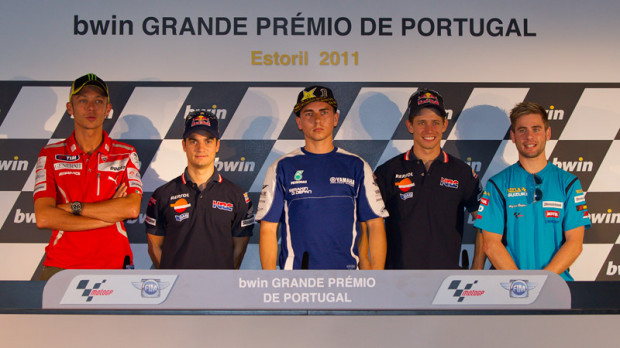 Rueda de Prensa de los Pilotos de MotoGp ante el Gran Premio de Portugal