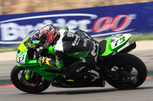 CEV 2011 Motorland Aragón:Antonio Alarte repite victoria en la Kawasaki Ninja Cup