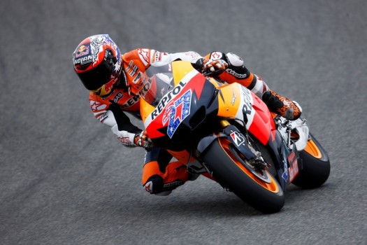 Casey Stoner prueba la moto de 1000cc en Jerez