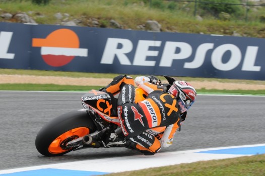 Intensa jornada de entrenamientos de Marc Márquez en Estoril