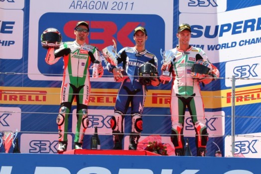 SBK 2011 Motorland Aragón: Melandri vence la primera carrera