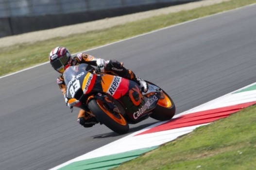 Terol, Márquez y Simoncelli, los más rápidos en el primer día del Gran Premio de Italia