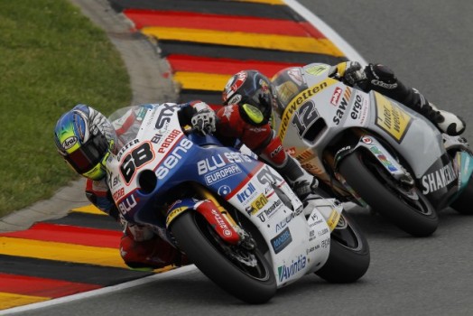 Yonni Hernández bate el record del circuito de Sachsenring en Moto2