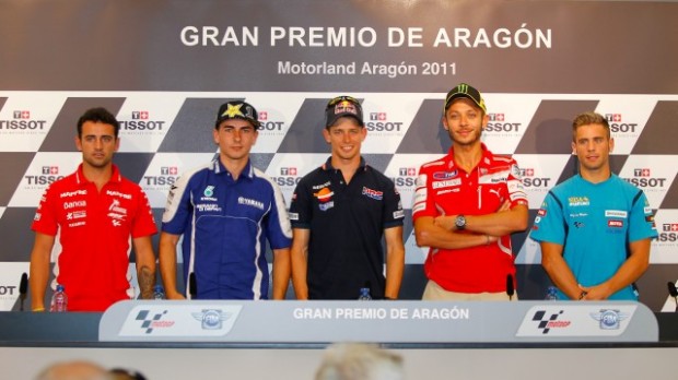 Gran Premio de Aragón 2011: Rueda de Prensa de los pilotos de MotoGp