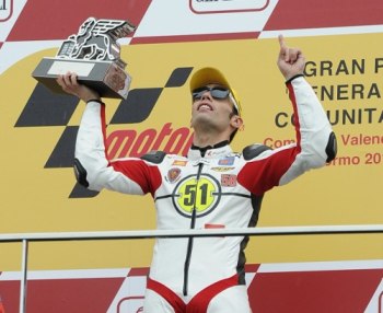 Gran Premio de la Comunitat Valenciana 2011: Emotivas declaraciones de Michele Pirro, vencedor en Moto2