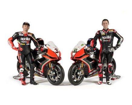 Superbike 2012: Se presenta el equipo oficial Aprilia con Max Biaggi y Eugene Laverty