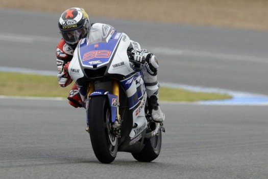 Jorge Lorenzo, satisfecho por estar delante desde el principio