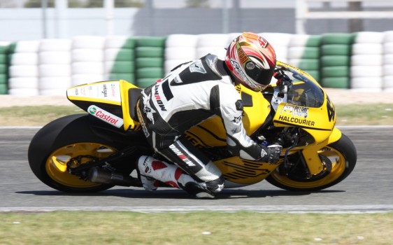 Ángel Rodríguez participa en los test del CEV con la AJR del Halcourier MS Racing