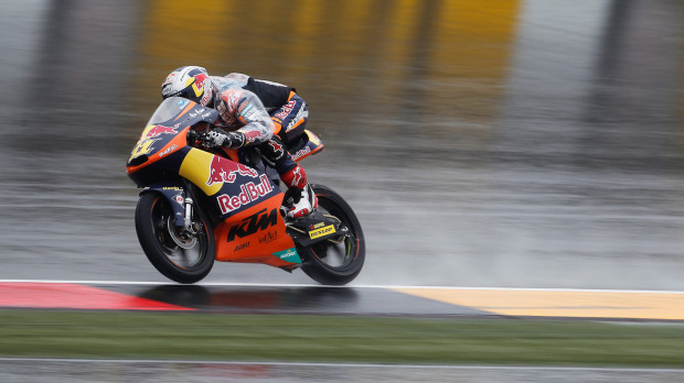 Sandro Cortese durante el Gran Premio de Alemania