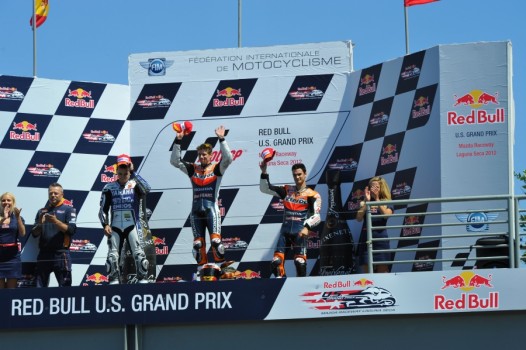 Podium Laguna Seca