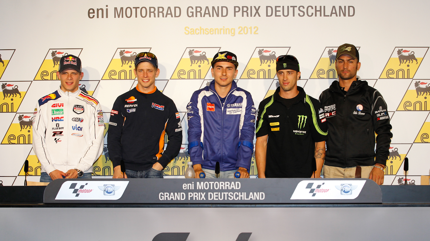 Gran Premio de Alemania 2012 Sachsenring: La rueda de prensa