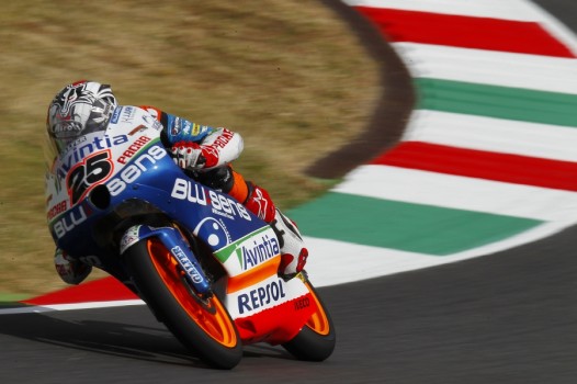 Maverick Viñales durante el Gran Premio de Italia