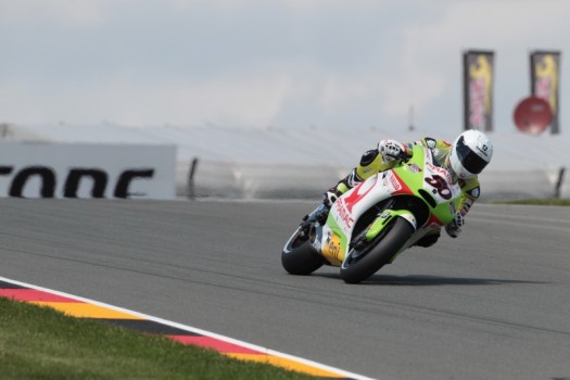 Sylvain Guintoli durante el Gp de Alemania 2011