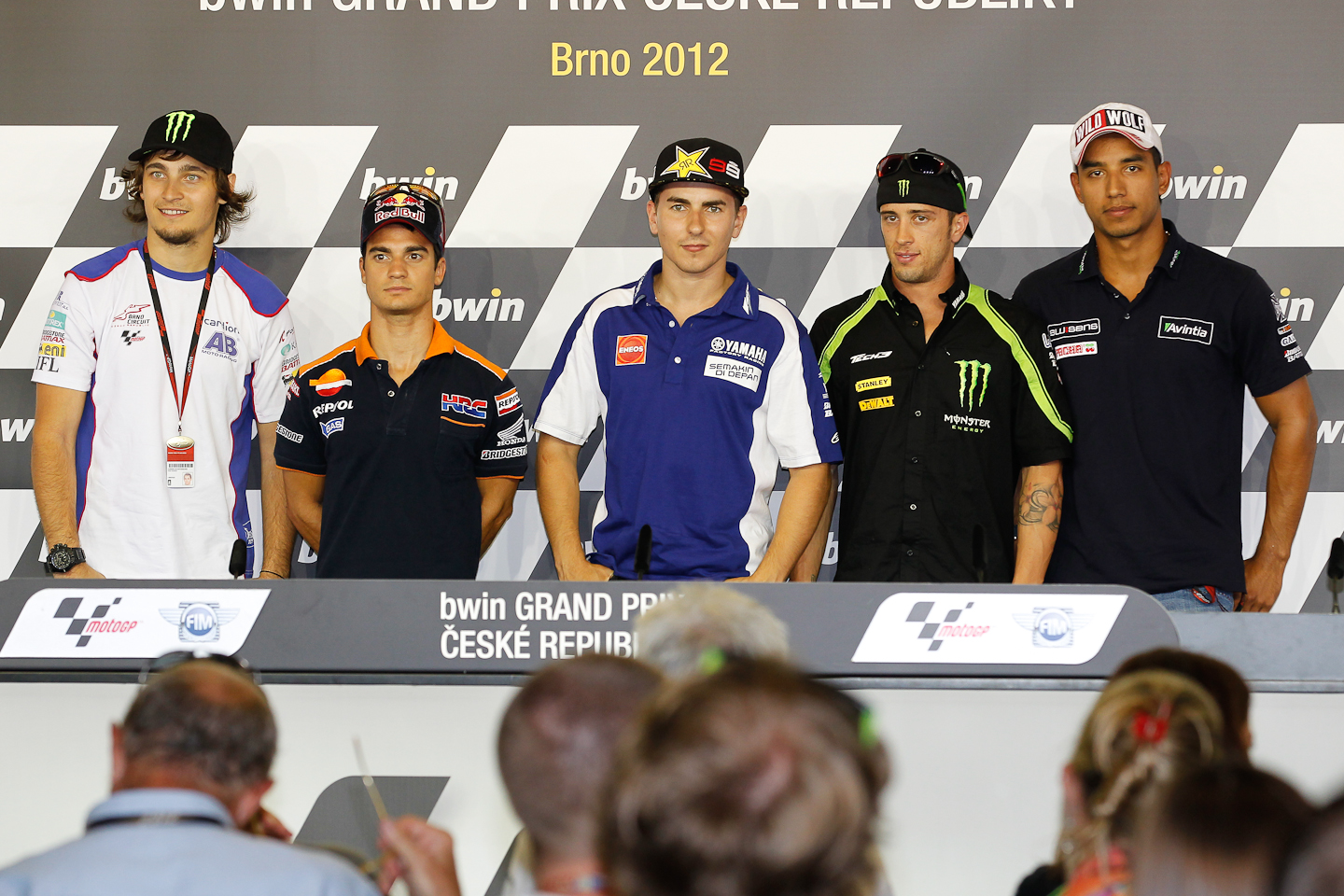 Gran Premio de la República Checa 2012 Brno: La rueda de prensa