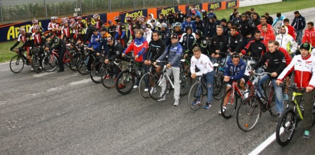 Homenaje a Marco Simoncelli en Misano