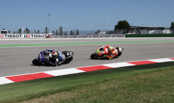 Jorg Lorenzo y Valentino Rossi