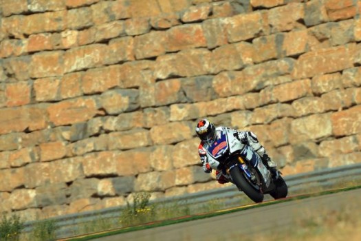 Jorge Lorenzo, mejor tiempo en la segunda jornada de test privados en Motorland