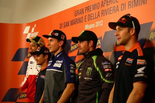 Gran Premio de San Marino 2012 Misano: La rueda de prensa