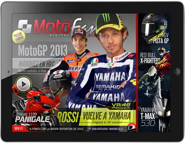 Nace Motofan Magazine, la primera revista digital de motos diseñada para dispositivos móviles