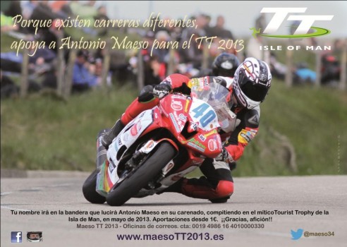 Antonio Maeso lanza su proyecto TT 2013