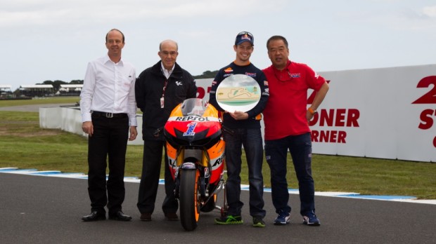 Casey Stoner ya tiene su curva en Phillip Island