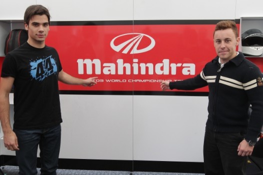 Efrén Vázquez y Miguel Oliveira, pilotos Mahindra en 2013