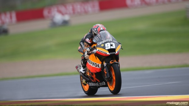 John McPhee, Randy De Puniet y Marc Márquez, los más rápidos de la FP2 en Valencia