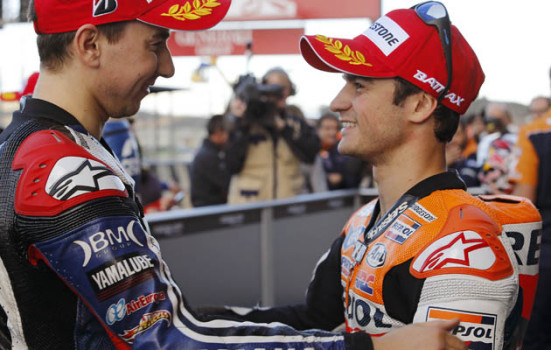 Jorge Lorenzo y Dani Pedrosa