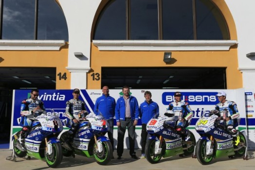 Presentación del equipo Avintia Blusens 2013 en el Circuito de Monteblanco