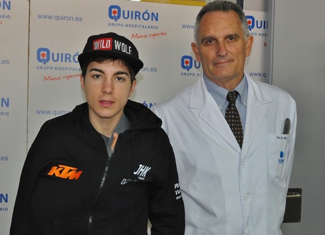 Maverick Viñales abandona el hospital