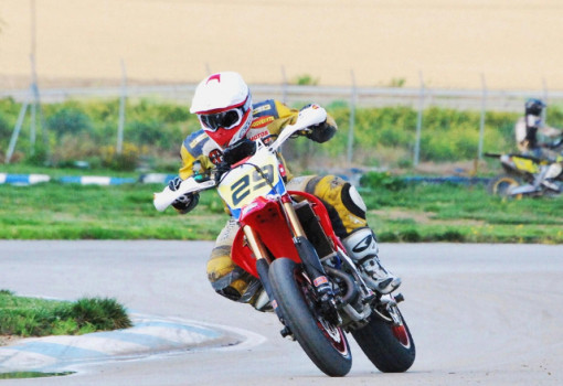 Pablo López, muy motivado ante la segunda prueba del Campeonato de España de Supermotard