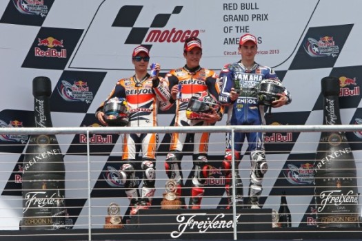 Pódium MotoGp Gran Premio de las Américas