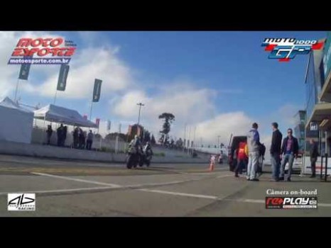 Vídeo OnBoard Carrera Moto1000Gp Curitiba con Lucas Barros