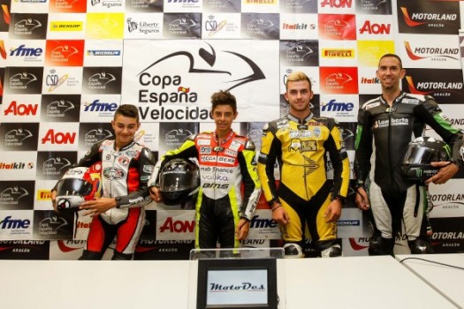 Copa de España Motorland: Poles para Foggia, Mora, García y Lamberto