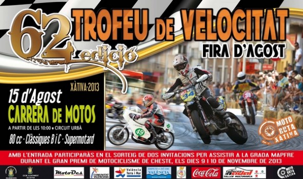 Xàtiva prepara la 62ª edición de su Trofeo de Velocidad