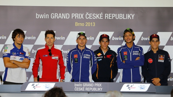 Gran Premio de la República Checa 2013 Brno: La rueda de prensa