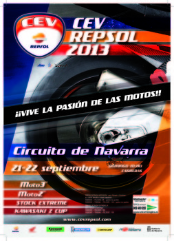 CEV 2013 Navarra – Los Arcos: Horarios del fin de semana