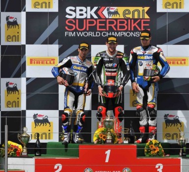 Race 1 podium