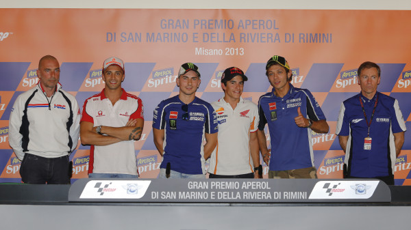 Gran Premio de San Marino 2013 Misano: La rueda de prensa