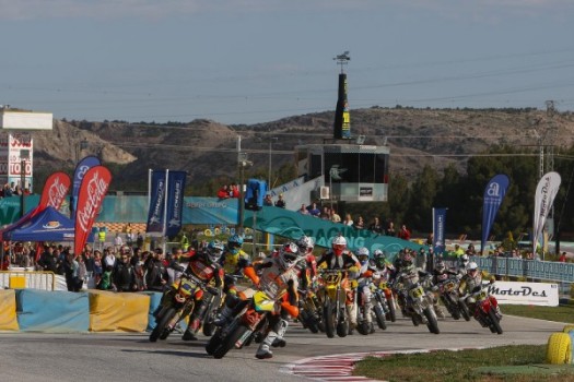 La cuarta cita del Campeonato de España de Supermotard se celebrará en Villena, Alicante, en lugar de en Alcarràs
