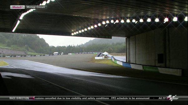 Gran Premio de Japón 2013 Motegi: La niebla obliga a cancelar la primera sesión de entrenamientos libres