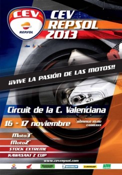 CEV 2013 Cheste: Horarios del fin de semana