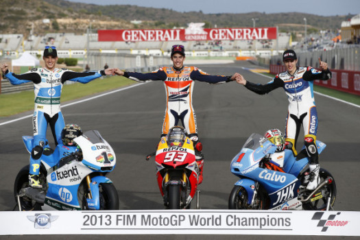 Declaraciones de Marc Márquez y Maverick Viñales, Campeones del Mundo de MotoGp y Moto3