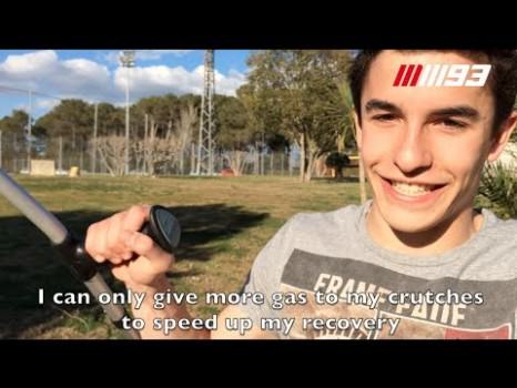 Vídeo: Marc Márquez: “Gracias por el apoyo”