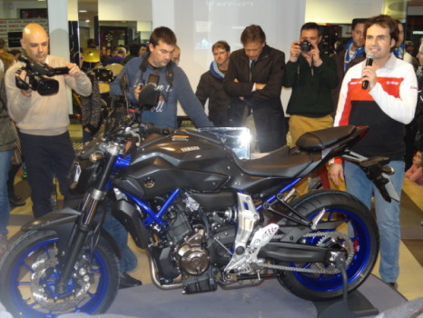 Presentada en Santander la nueva Yamaha MT-07